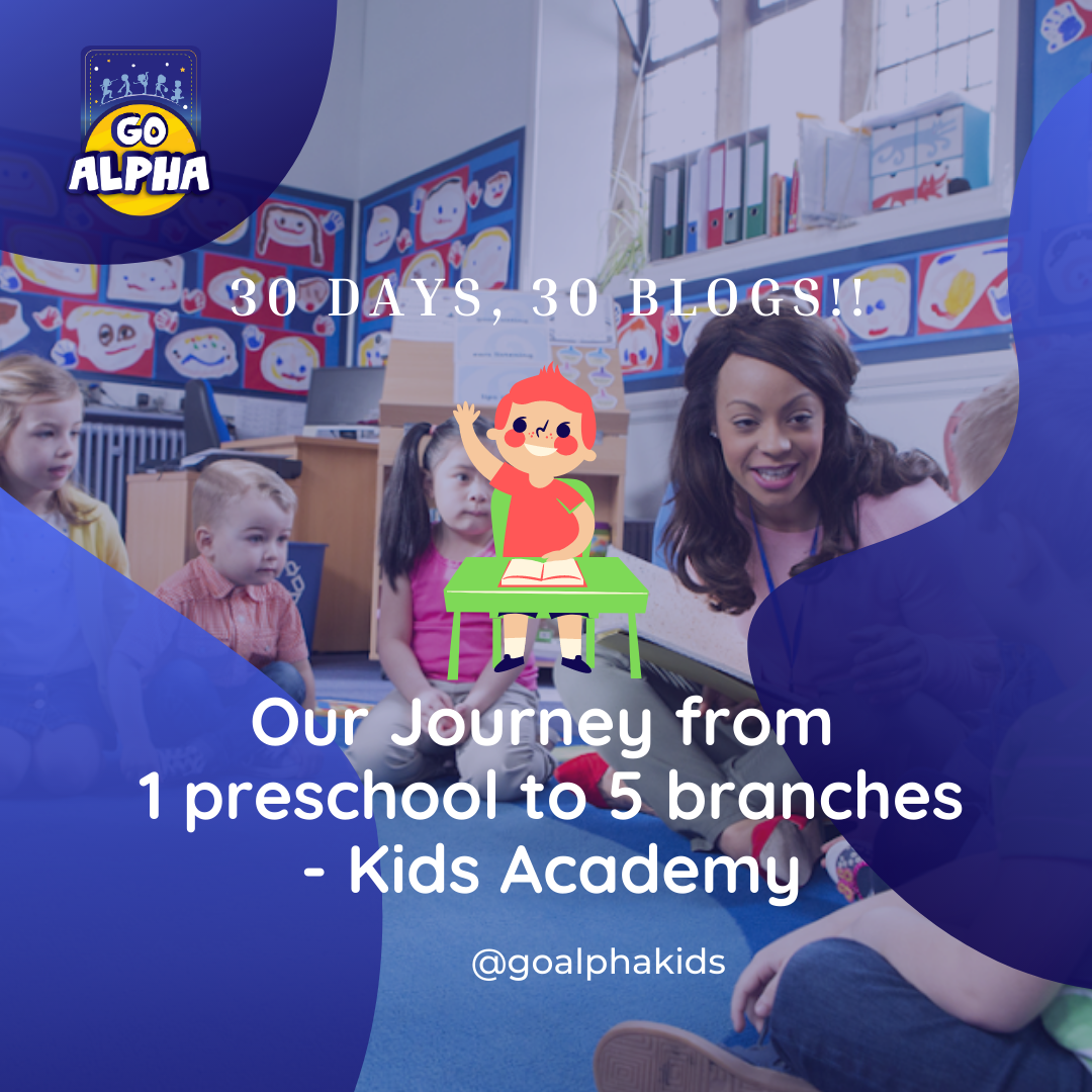 Our Journey from 1 preschool to 5 branches - Kids Academy banner