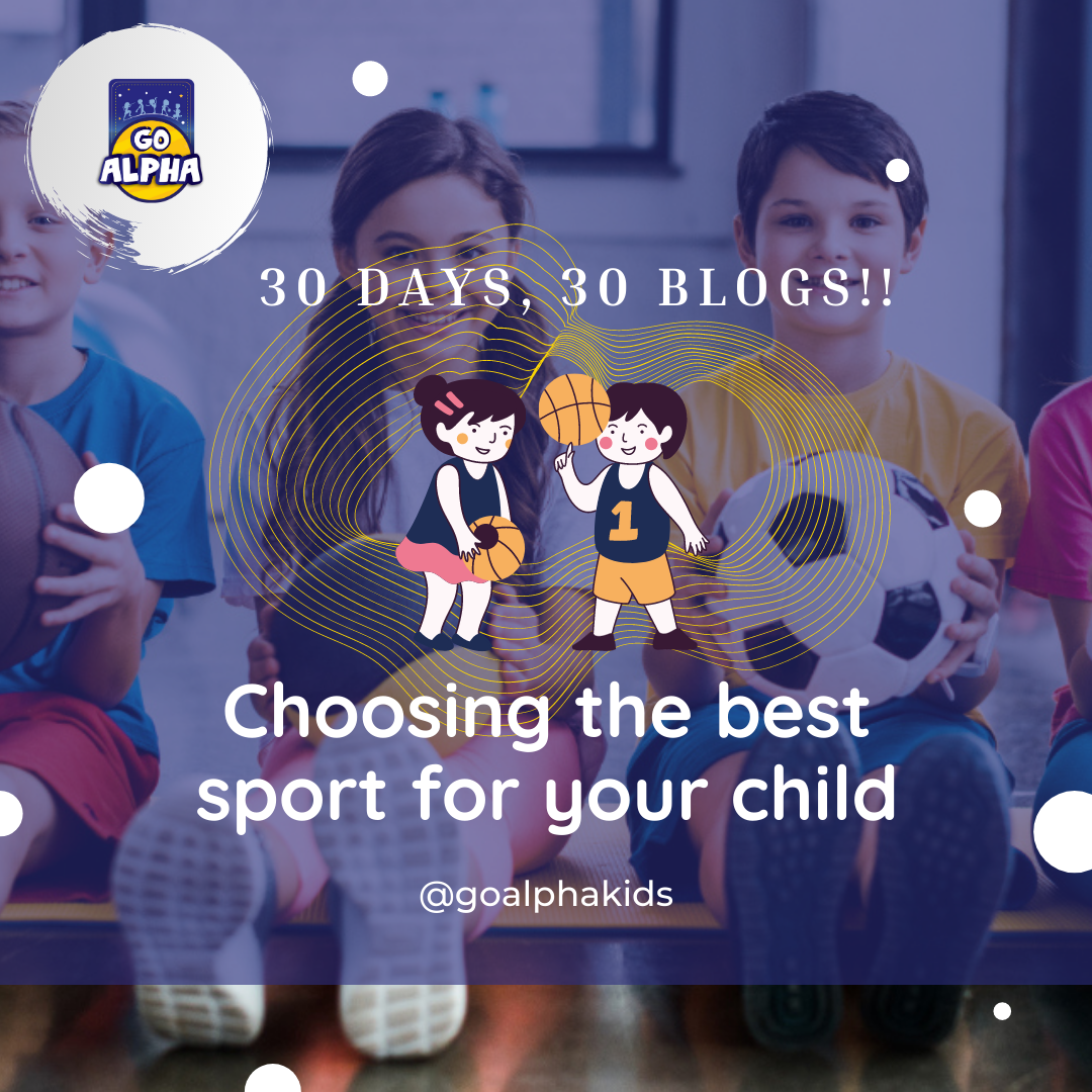 Choosing the best sport for your child banner