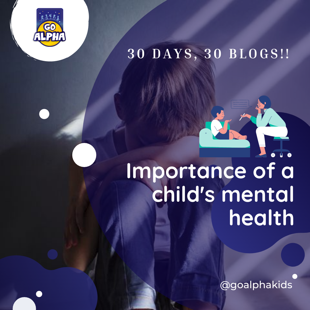 Importance of a child's mental health banner
