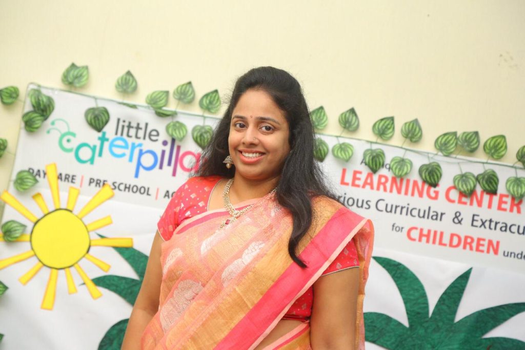 Shwetha Polina, owner of Little Caterpillar