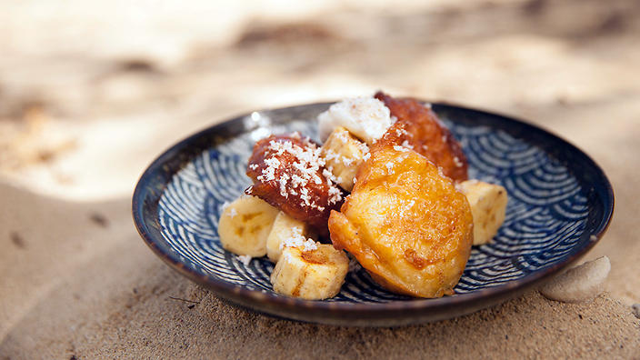 Coconut fritters