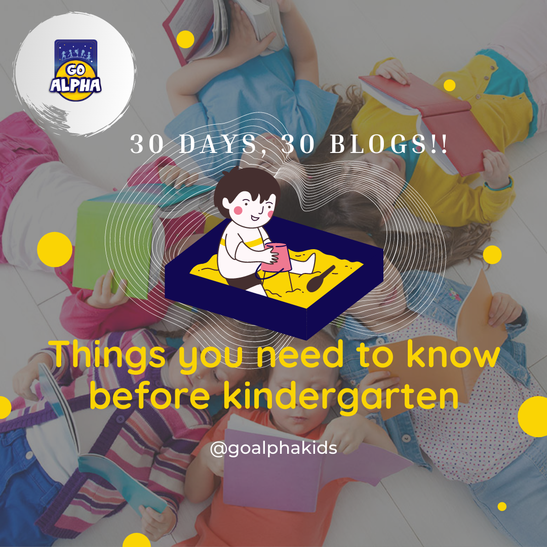 things you need to know before kindergarten banner