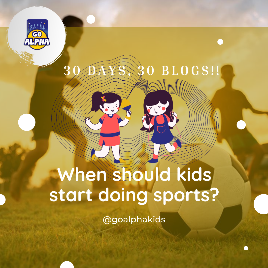 When should kids start doing sports