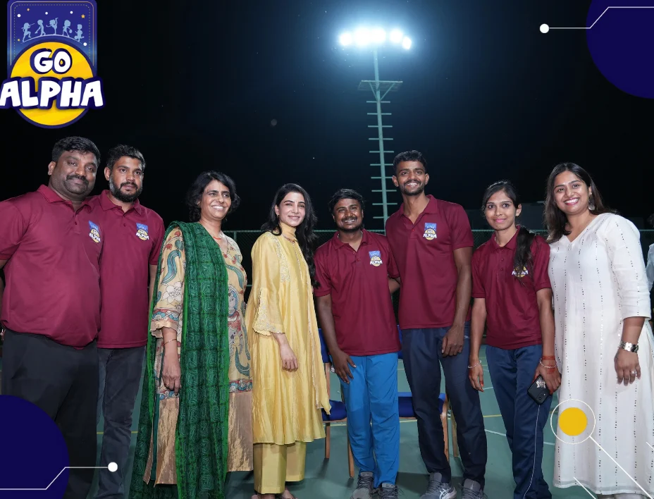 Go Alpha x Samantha: Celebrating a shared vision of fitness and early childhood sports excellence at our latest star-studded event.